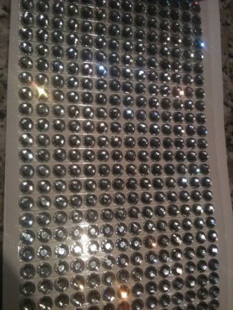 OCCASIONE!!! Strass adesivi decorazio auto computer 7 mm colore crystal pz 504